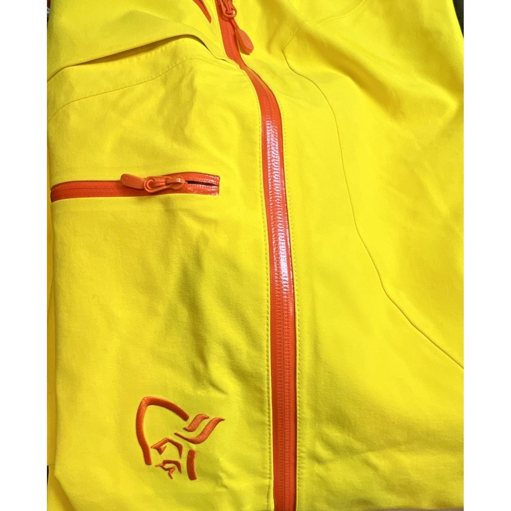 Norrona Lofoten Gore‑Tex Pro Ski Pants Women's Small Yellow Waterproof - Picture 8 of 12